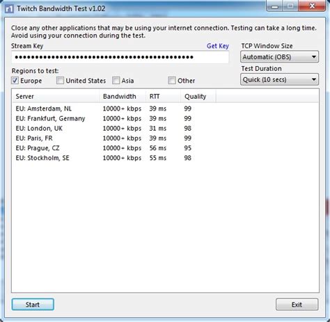 TwitchTest - Bandwidth test for twitch ingest servers : r/Twitch