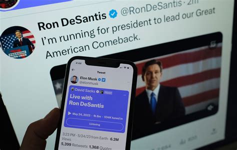 Twitter’s launch of DeSantis’ presidential bid underscores platform’s rightward shift under Musk