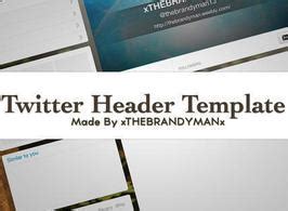 Twitter Header Template PSD Free PSDs at Brusheezy!