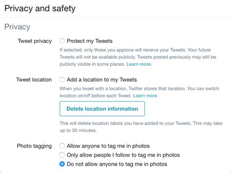 Twitter Privacy Security and Safety Tips