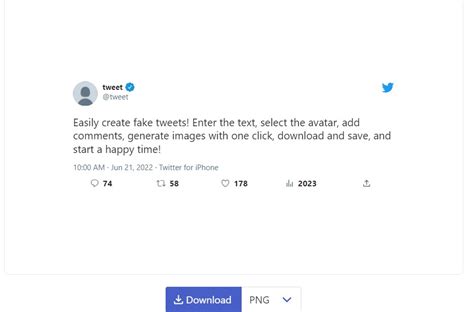 Twitter Tweet Generator. Fake Tweet Generator Fake Post Generator