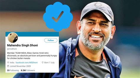 Twitter removes MS Dhoni