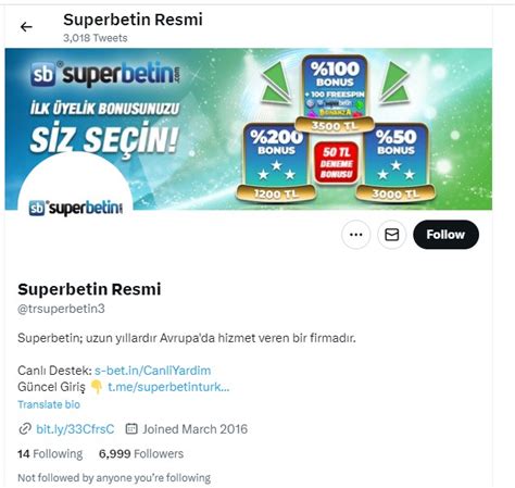 Twitter superbetin