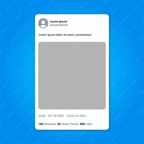 Twitter template
