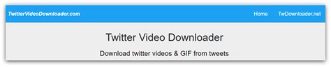 Twitter video downloadewr. A TwitGrab.com - is Twitter video downloader. It is a tool that allows users to save and download videos from Twitter onto their devices. With this tool, users can easily download videos from tweets, profiles, and other sources on Twitter and save them in a variety of formats for offline viewing. This tool is especially useful for those who ... 