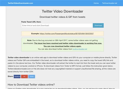 However there are a few protected tweets that can only be seen by some users if they are logged in, and since the Twitter video downloader do not have access to those. . Twittervideodownloadercon