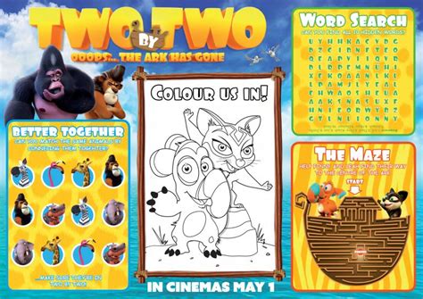 Two By Two activity sheet Confusions and Connections