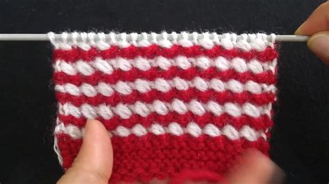 Two Color Knitting Pattern YouTube