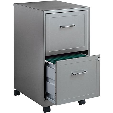 Two Drawer File Cabinet With Wheels