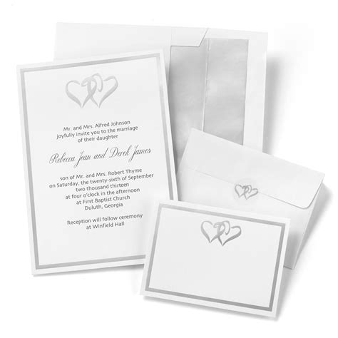 Two Hearts Wedding Invitations & Templates Zazzle