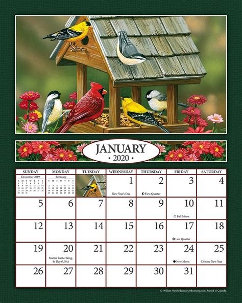 Two Jays Calendar Refills