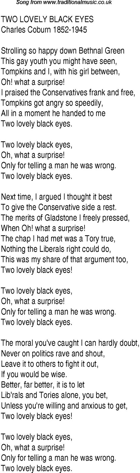 Two Lovely Black Eyes - song and lyrics by Roy Hudd Spotify