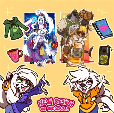 Two New Design on Redbubble   Discount Code Weasyl