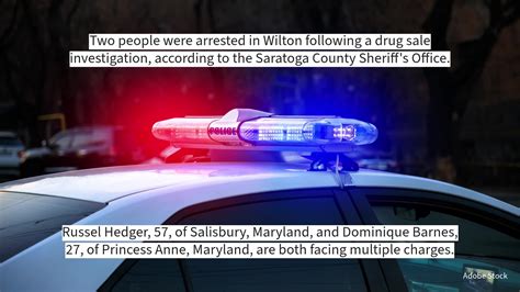 Two arrested in Wilton on drug charges