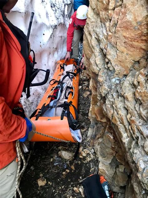 Two climbers rescued after falling nearly 60 feet