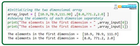 Two dimensional array python.  In the two dimensional case the coefficients m...