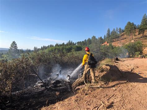 Two fires burning in forests west of Colorado Springs quickly snuffed