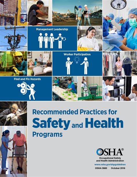 Recommended Practices for Safety and Health Programs in Construction is a free PDF guide from OSHA that helps employers and workers improve their safety and health performance, prevent injuries and illnesses, and comply with OSHA standards. The guide covers topics such as management leadership, worker participation, hazard identification …. 