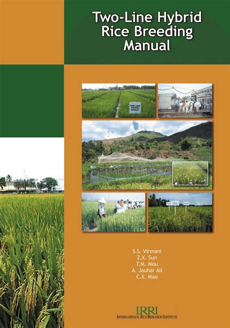 Two line hybrid rice breeding manual by. - Clinicians guide to laboratory medicine a practical approach.