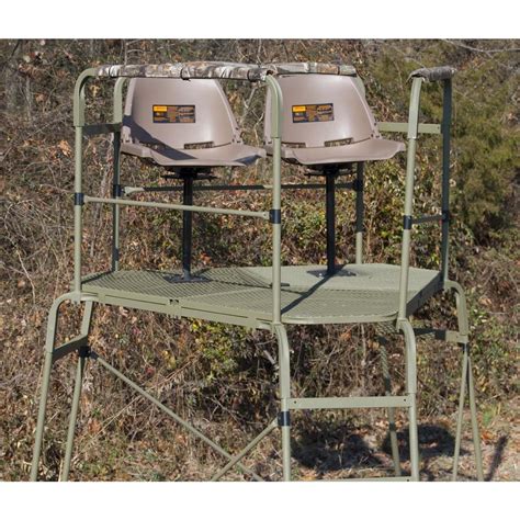 Lightweight and portable Tripod and Tower Deer Stands at Sportsman's Guide. Find a variety of Hunting Towers and Tree Stands at low prices. ... Guide Gear 2-Man ...