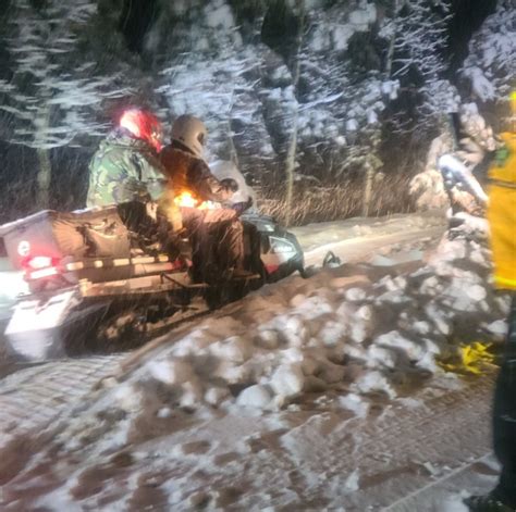 Two men stranded in snowy Pike National Forest rescued by Air National Guard