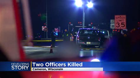 Two officers killed following traffic stop in Wisconsin, DOJ says