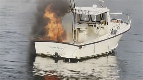 Two people and a dog were rescued after Gloucester boat explosion