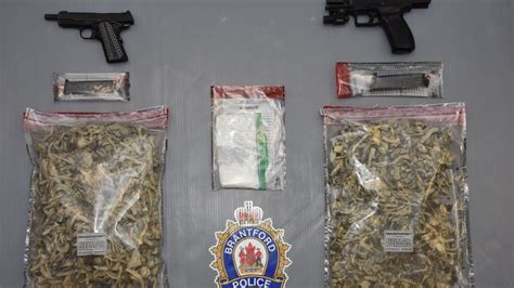 Two people charged after guns and drugs discovered …