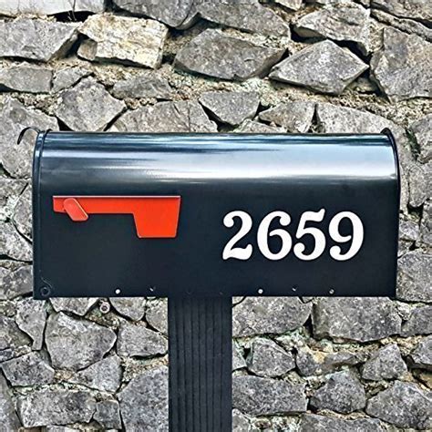 Two sets of Traditional Style Reflective Mailbox Numbers