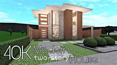 Modern Family Mansion 100k| Roblox Bloxburg | No Large PlotFeatures:-5 bedrooms-4 bathrooms- Garage- living room-Kitchen n Dining- and more!!Worth- 100kDon't....