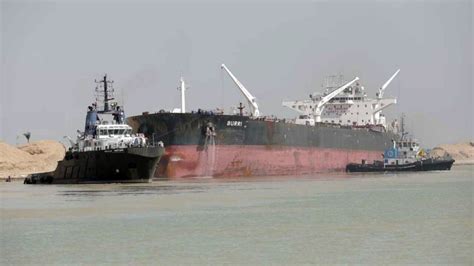 Two tankers collided in Egypt’s Suez Canal, briefly disrupting traffic in the vital waterway
