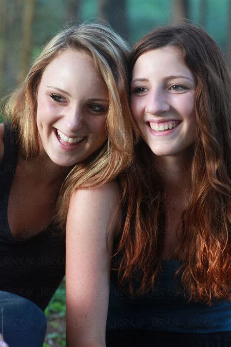 Two teen girls. .  ...