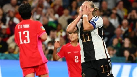 Two-time champion Germany out of Women’s World Cup after 1-1 draw with South Korea