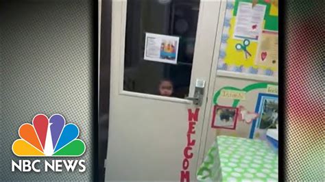 Two-year-old locked inside a daycare after hours - NBC News