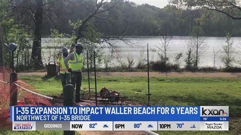 TxDOT to take over 1.2 acres of Waller Beach Park for I-35 downtown construction