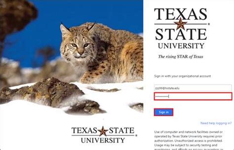 Outlook (TXST Email - BobcatMail) Log into BobcatMail; U