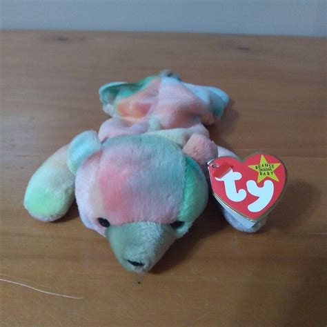 Ty Beanie Baby Sammy the Ty-Dye Bear *Spelling Error GASPORT …