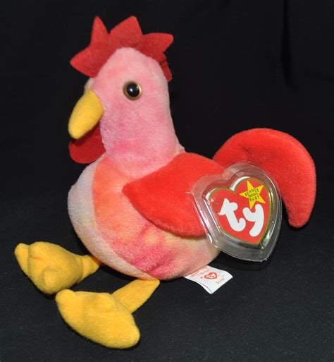 Ty Beanie Baby Strut the Rooster RARE ERRORS Retired Style - Etsy