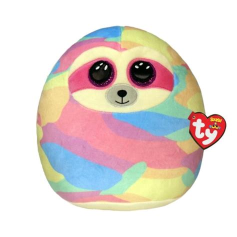 Ty Toys Ty Squishaboo Medium Cooper Pastel Camouflage Sloth …