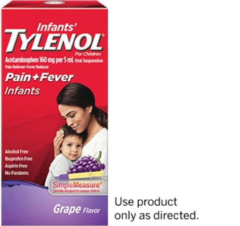 Children's TYLENOL Suspension Reduces Fever & Reli