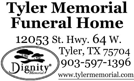 Tyler memorial funeral home obituaries.  For information View Jacob Tyler Ring'...
