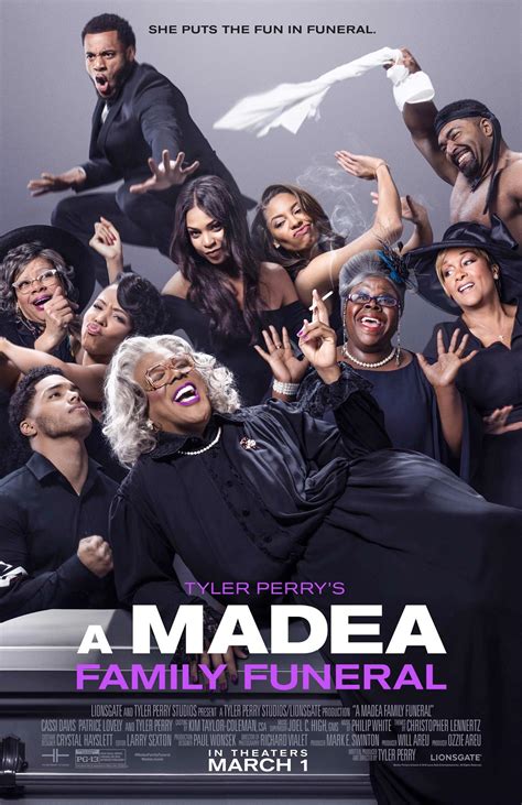 Tyler perry movies 123movies. Film. In Boo! A Madea Halloween, Madea winds up in the middle of mayhem when she spends a hilarious, haunted Halloween fending off killers, paranormal poltergeists, ghosts, ghouls, and zombies while keeping a watchful eye on a group of misbehaving teens. Starring: Tyler Perry, Cassi Davis, Andre Hall, Patrice Lovely, Bella Thorne, Lexy … 