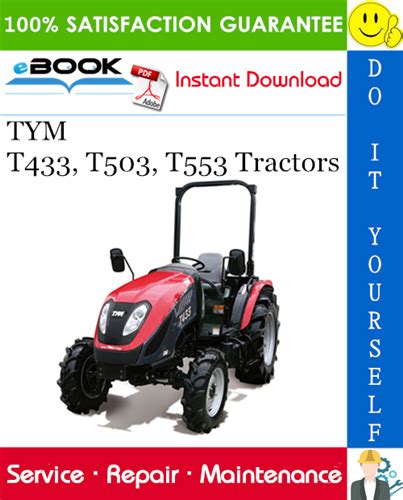 Tym t433 t503 t553 tractor workshop repair service manual. - Ez go repair and service manual.