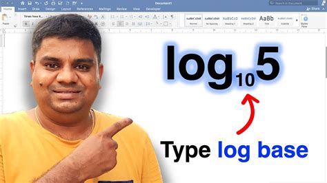 Watch in this tutorial video, How To Type Log Base In Word equation on keyboard eg. type log base 2 or log base 10 using the equation editor in MS WordJoin t.... 