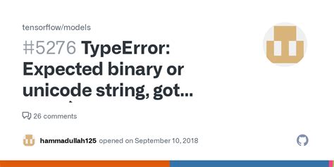 TypeError: Expected binary or unicode string, got None` …