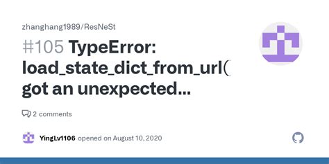 TypeError: load_state_dict_from_url() got an unexpected keyword ...