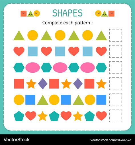 Types Of Shape Patterns Printable Form, Templates and Letter