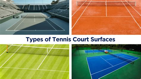 Types Of Tennis Court Surface