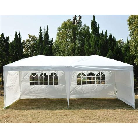 Types of 10 x 20 Canopy with Sides