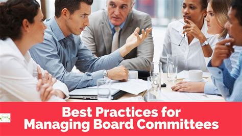 Types of Board Committees Board Committees Best Practices - Govenda